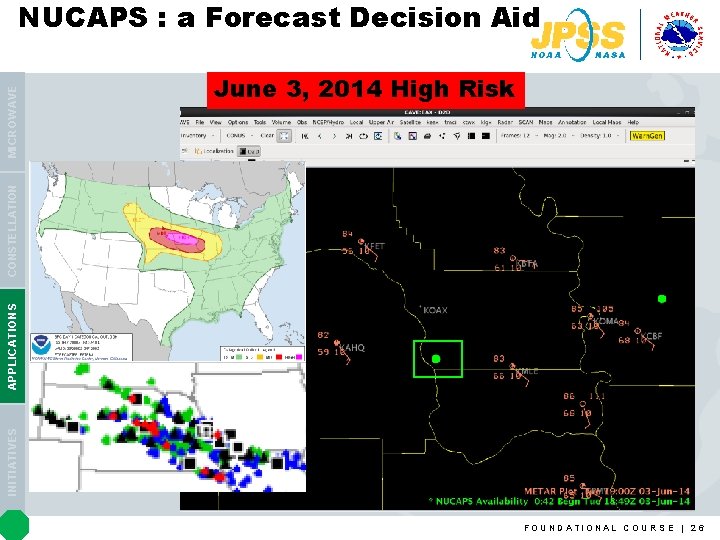 June 3, 2014 High Risk INITIATIVES APPLICATIONS CONSTELLATION MICROWAVE NUCAPS : a Forecast Decision