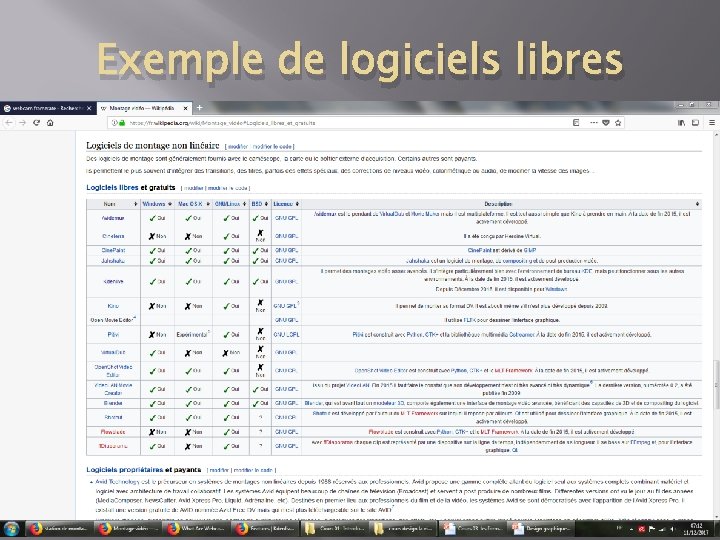 Exemple de logiciels libres 23 