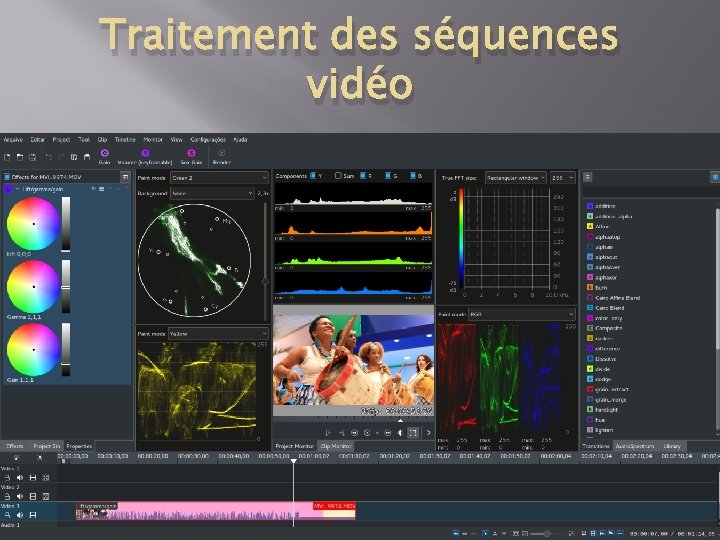 Traitement des séquences vidéo 26 Traitement des séquences vidéo 26
