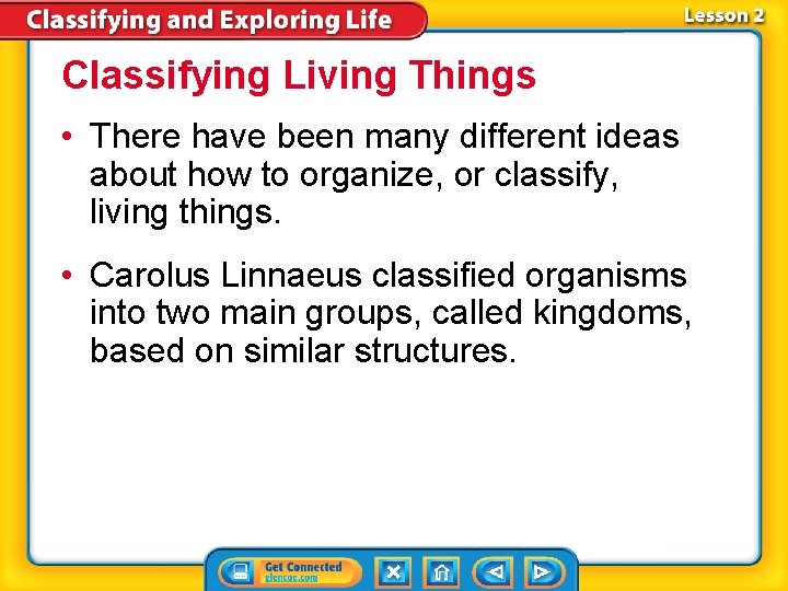 Classifying Living Things • There have been many different ideas about how to organize,