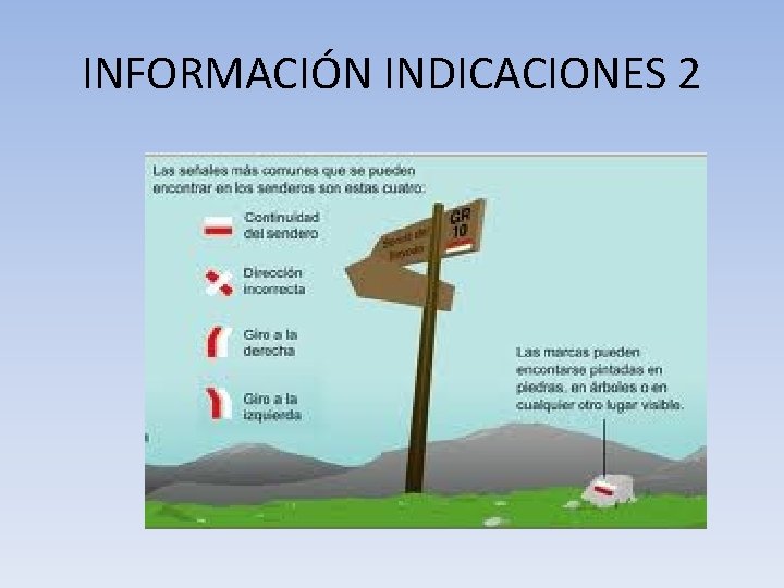 INFORMACIÓN INDICACIONES 2 