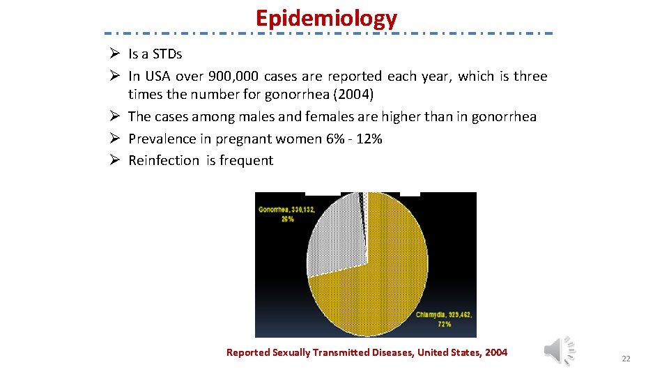 Epidemiology Ø Is a STDs Ø In USA over 900, 000 cases are reported