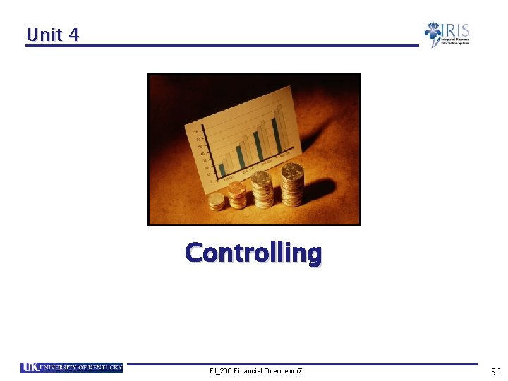 Unit 4 Controlling FI_200 Financial Overview v 7 51 