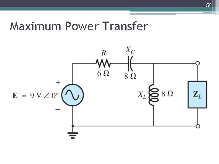 52 Maximum Power Transfer 