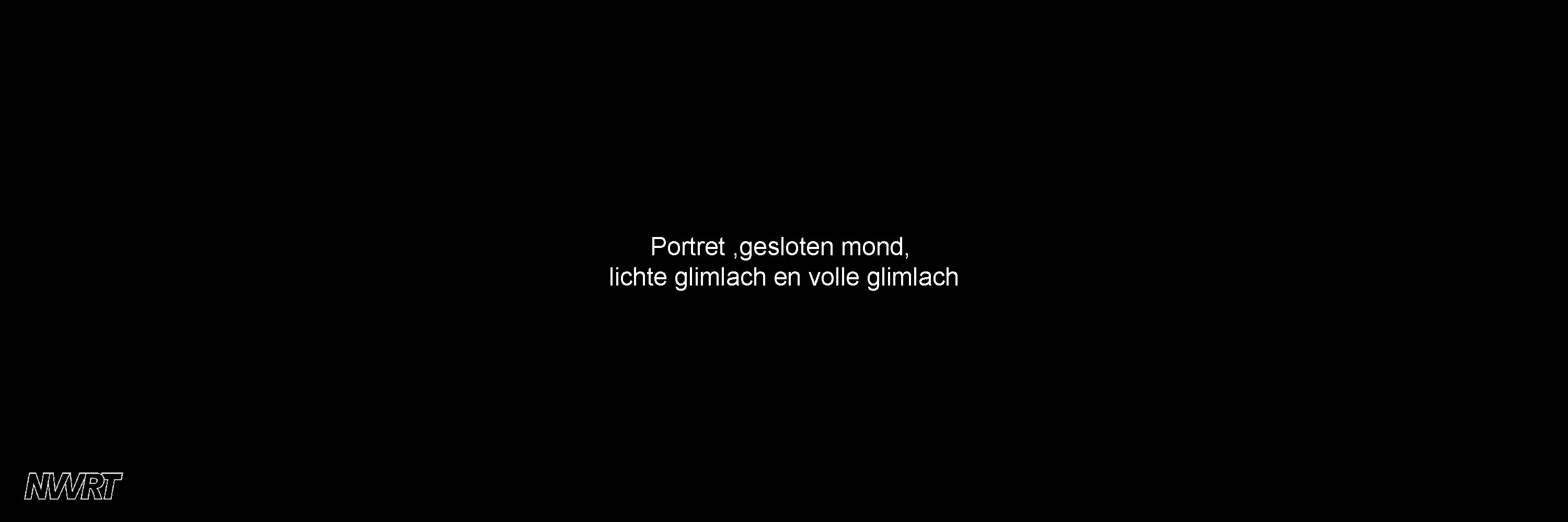 Portret , gesloten mond, lichte glimlach en volle glimlach Portret , gesloten mond, lichte glimlach en volle glimlach