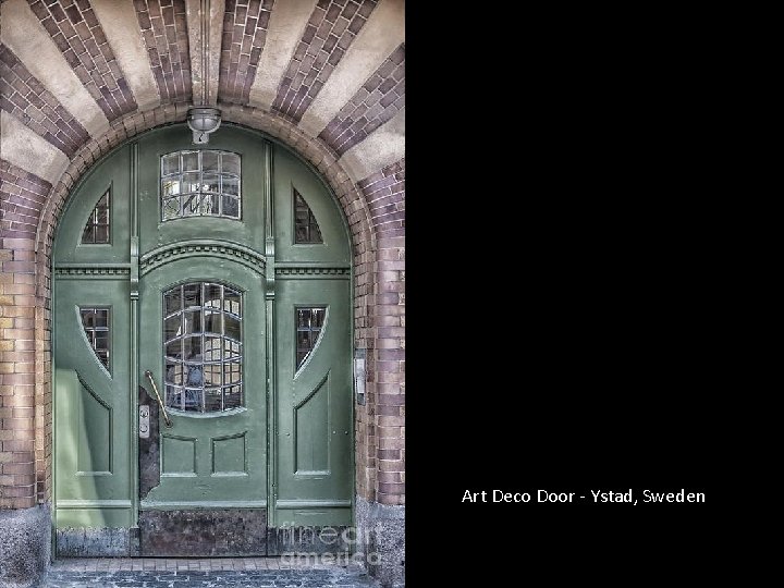 Art Deco Door - Ystad, Sweden 