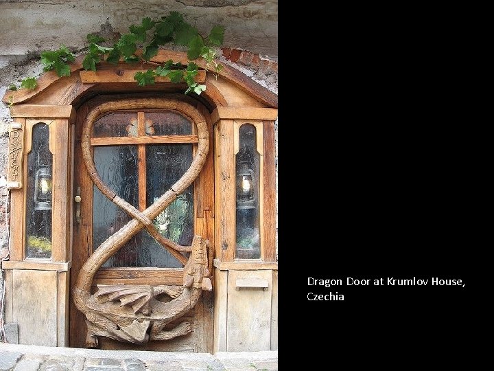 Dragon Door at Krumlov House, Czechia 