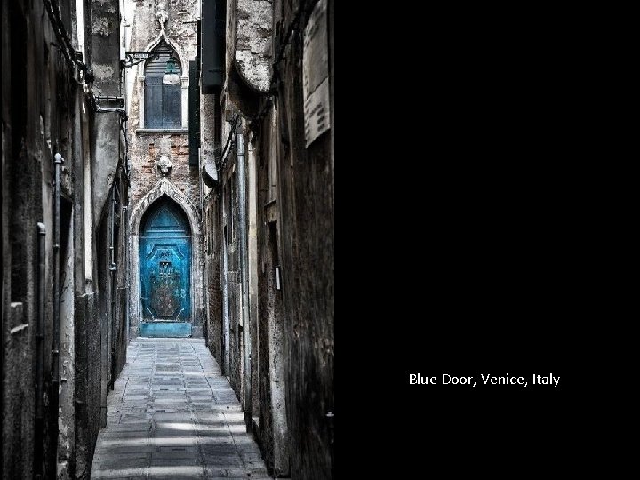 Blue Door, Venice, Italy 