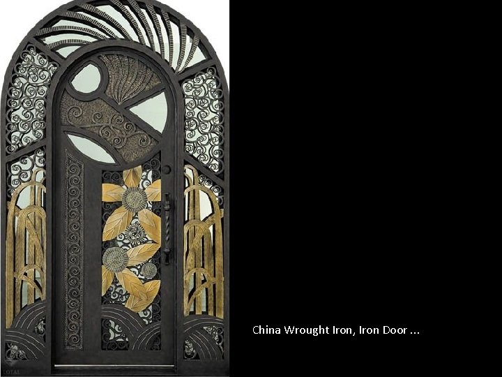 China Wrought Iron, Iron Door. . . 