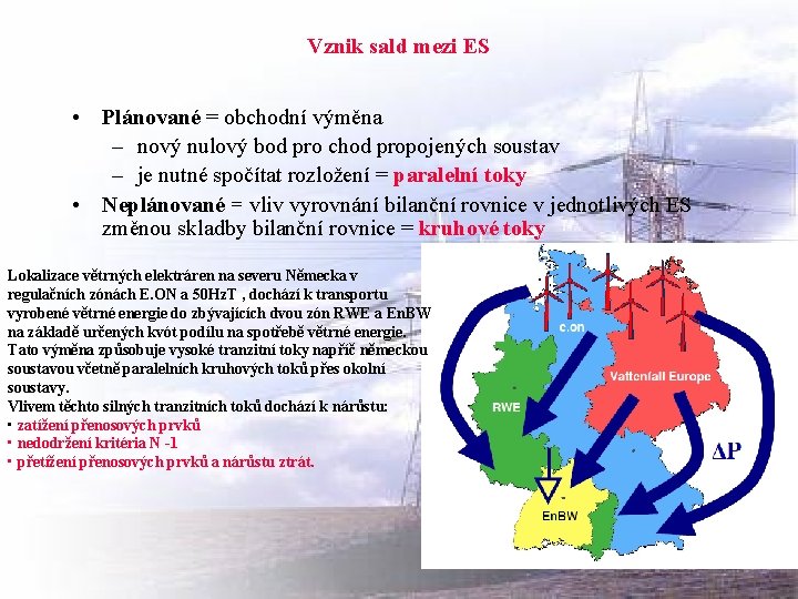 Vznik sald mezi ES • Plánované = obchodní výměna – nový nulový bod pro