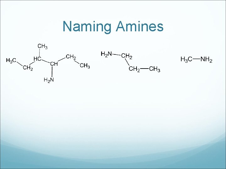 Naming Amines 