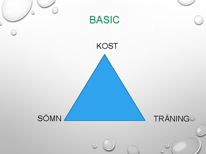 BASIC KOST SÖMN TRÄNING 