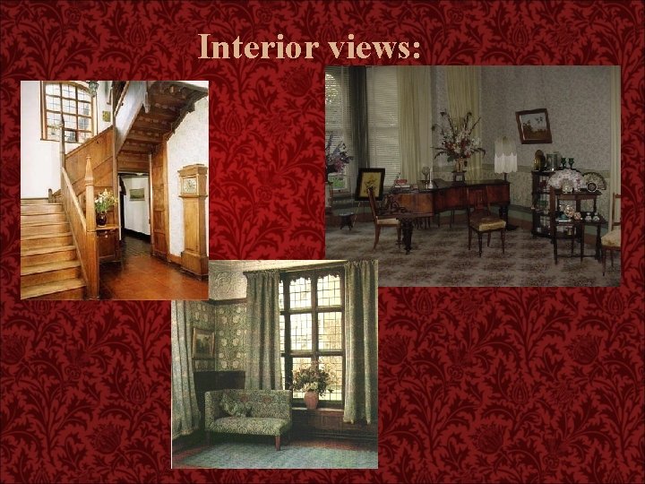 Interior views: 
