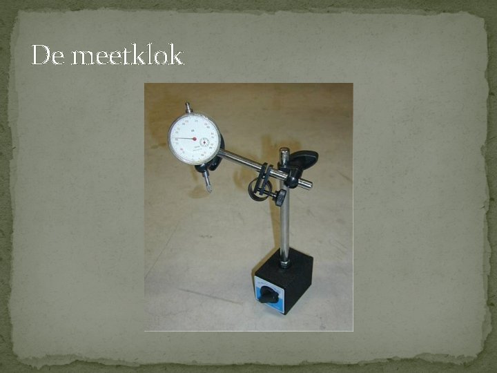 De meetklok De meetklok