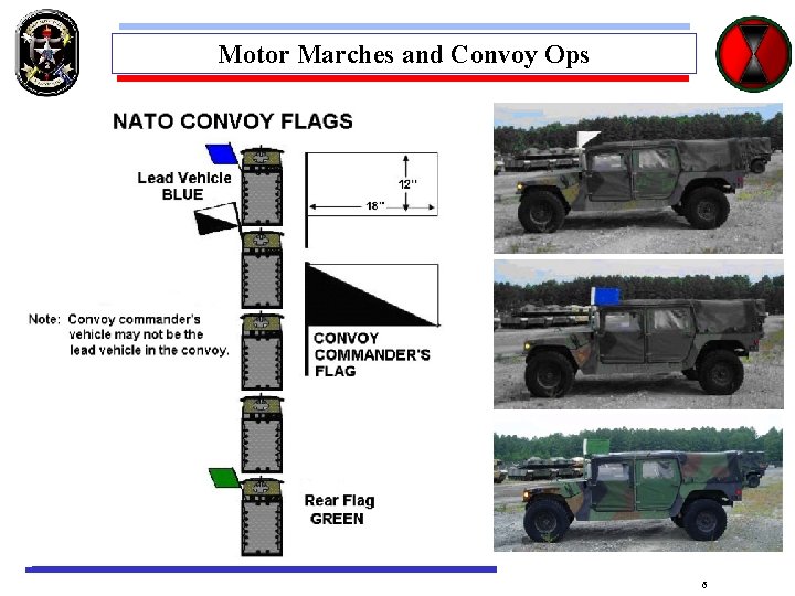 Motor Marches and Convoy Ops 6 