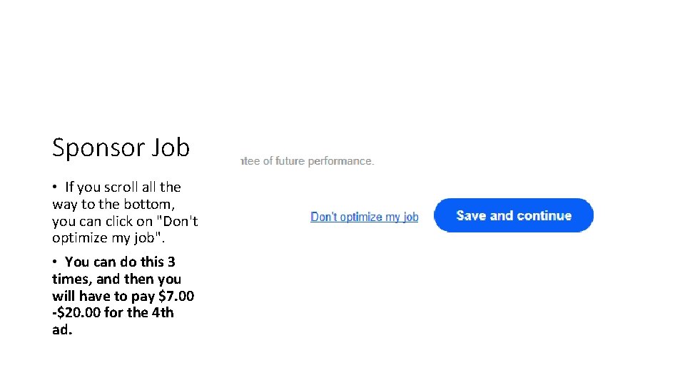 Sponsor Job • If you scroll all the way to the bottom, you can