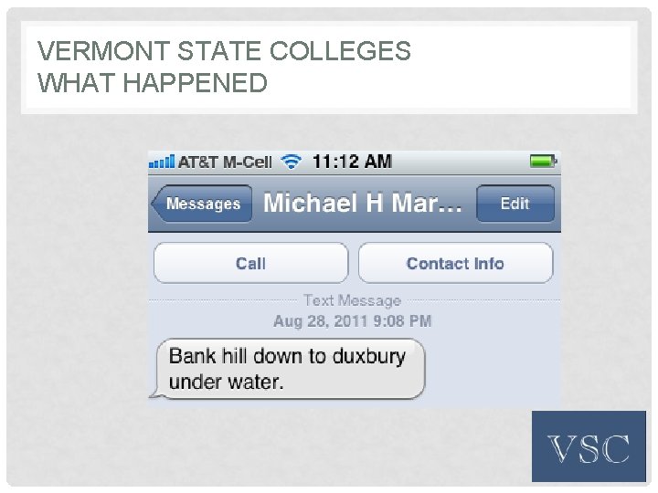 VERMONT STATE COLLEGES WHAT HAPPENED 
