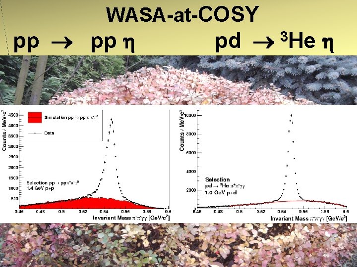 WASA-at-COSY pp pp pd 3 He WASA-at-COSY pp pp pd 3 He