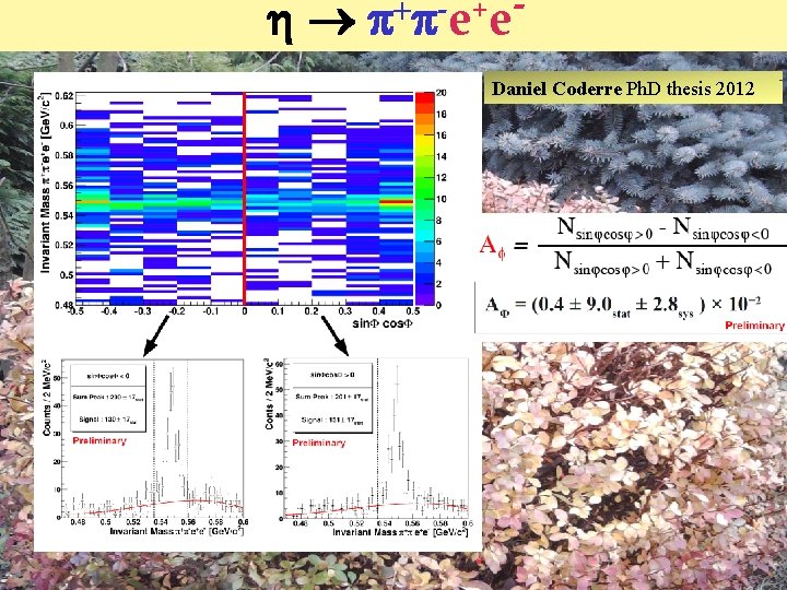 + e e Daniel Coderre Ph. D thesis 2012 + e e Daniel Coderre Ph. D thesis 2012