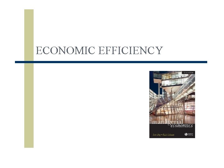 ECONOMIC EFFICIENCY 