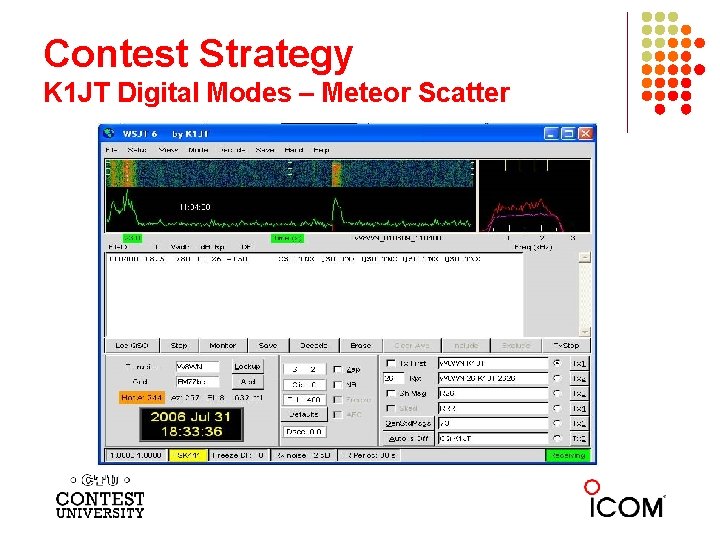 Contest Strategy K 1 JT Digital Modes – Meteor Scatter 