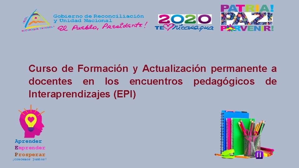 Curso de Formación y Actualización permanente a docentes en los encuentros pedagógicos de Interaprendizajes