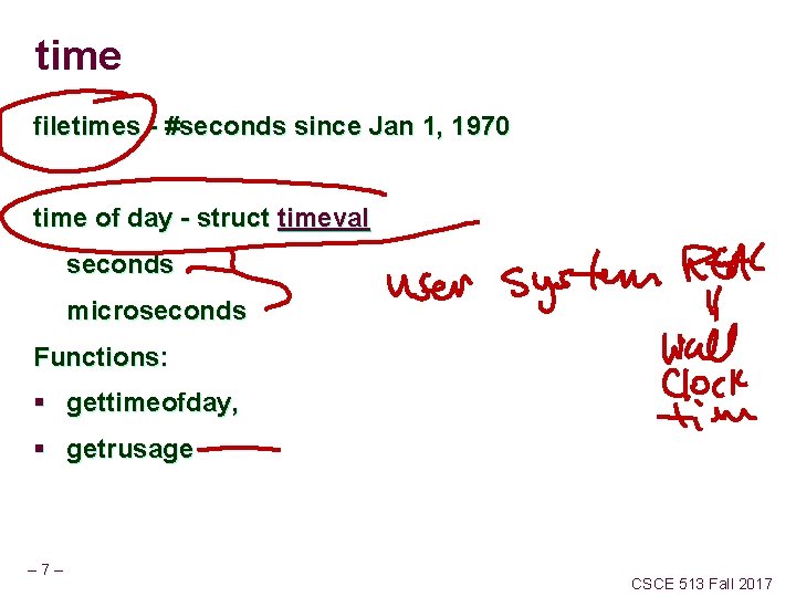 time filetimes - #seconds since Jan 1, 1970 time of day - struct timeval