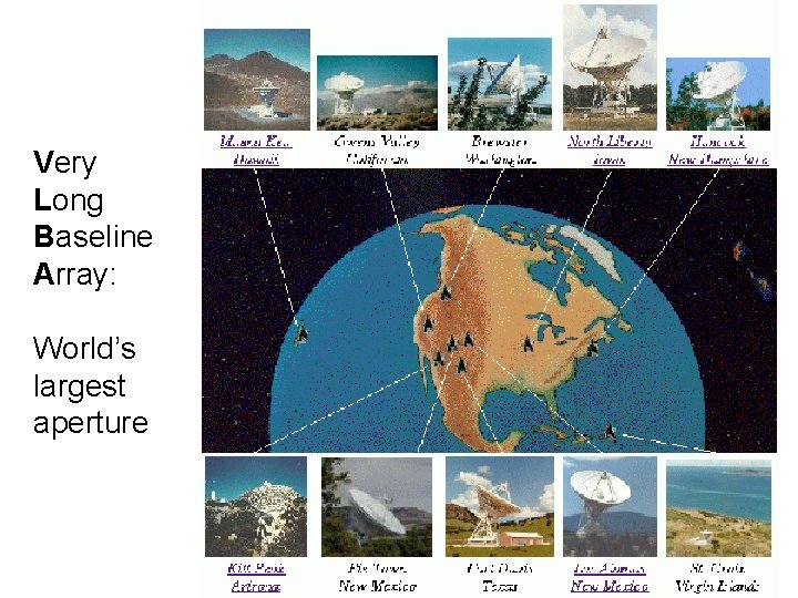 Very Long Baseline Array: World’s largest aperture 