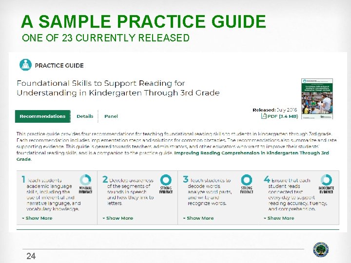 A SAMPLE PRACTICE GUIDE ONE OF 23 CURRENTLY RELEASED 24 