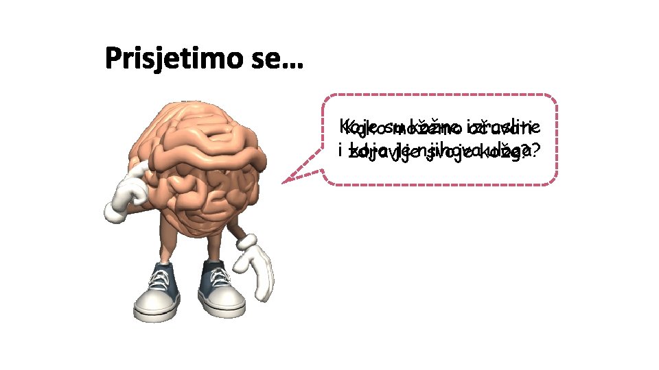 Prisjetimo se… Koje kožne izrasline Kakosu možemo očuvati i zdravlje koja je njihova uloga?