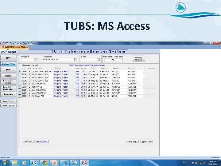 TUBS: MS Access 