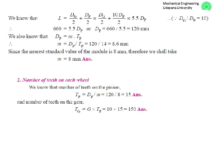 Mechanical Engineering Udayana University 