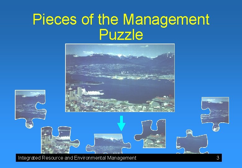 Pieces of the Management Puzzle Integrated Resource and Environmental Management 3 