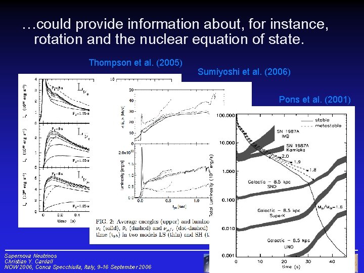 …could provide information about, for instance, rotation and the nuclear equation of state. Thompson