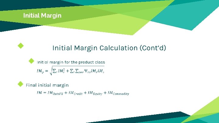 Initial Margin ◆ 