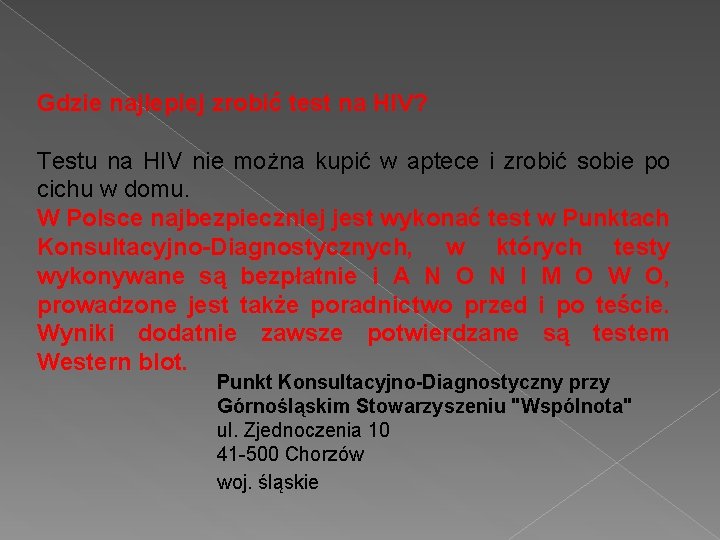 Gdzie najlepiej zrobić test na HIV? Testu na HIV nie można kupić w aptece