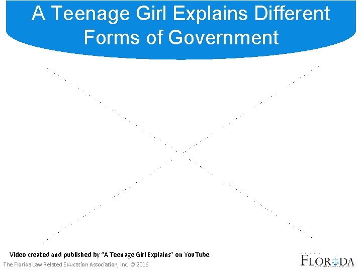 A Teenage Girl Explains Different Forms of Government Video created and published by “A