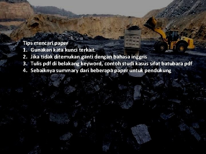 Tips mencari paper 1. Gunakan kata kunci terkait 2. Jika tidak ditemukan ganti dengan