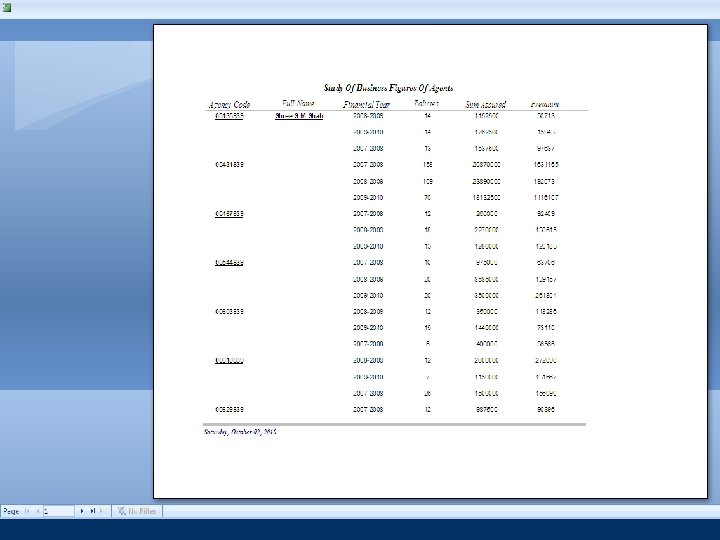 Click on ”Performance Analysis” button. Use this buttons to compare and analyze the performance