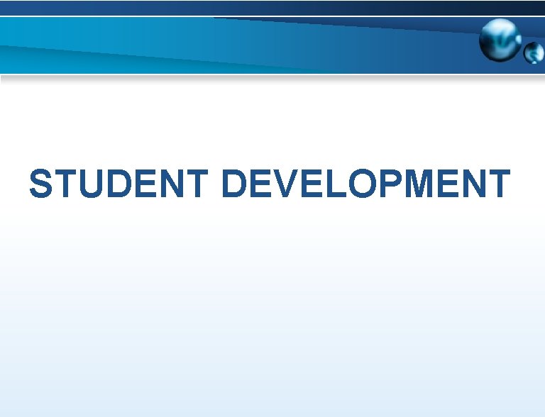 STUDENT DEVELOPMENT 