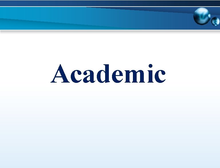 Academic 
