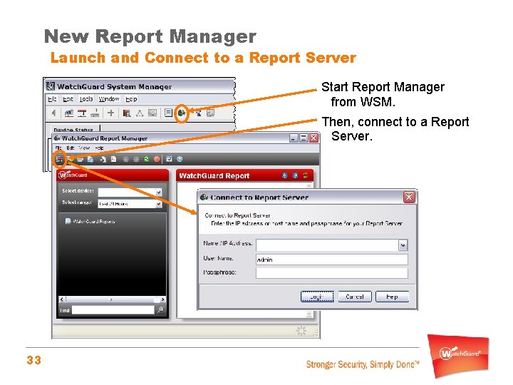 New Report Manager Launch and Connect to a Report Server Start Report Manager from