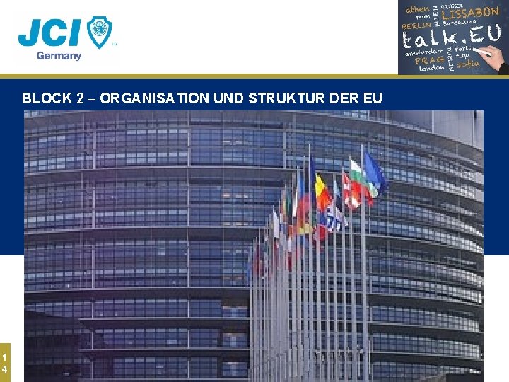 BLOCK 2 – ORGANISATION UND STRUKTUR DER EU KONTAKT: 1 4 