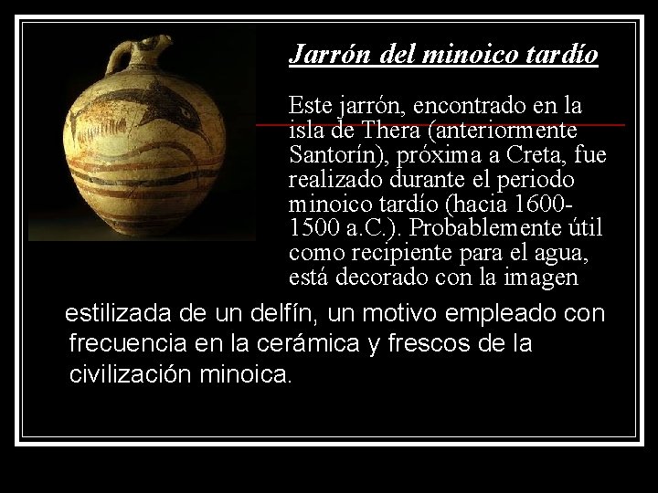 Aportes a la actualidad El arte Fresco minoico