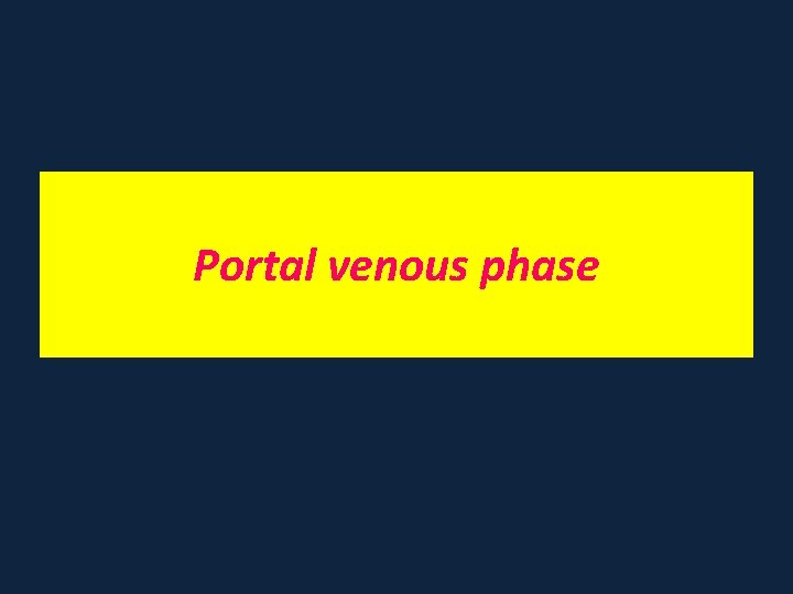Portal venous phase 