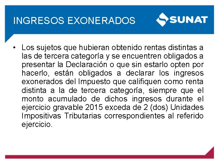 Declaracin Jurada Anual de Renta 2015 Personas Naturales