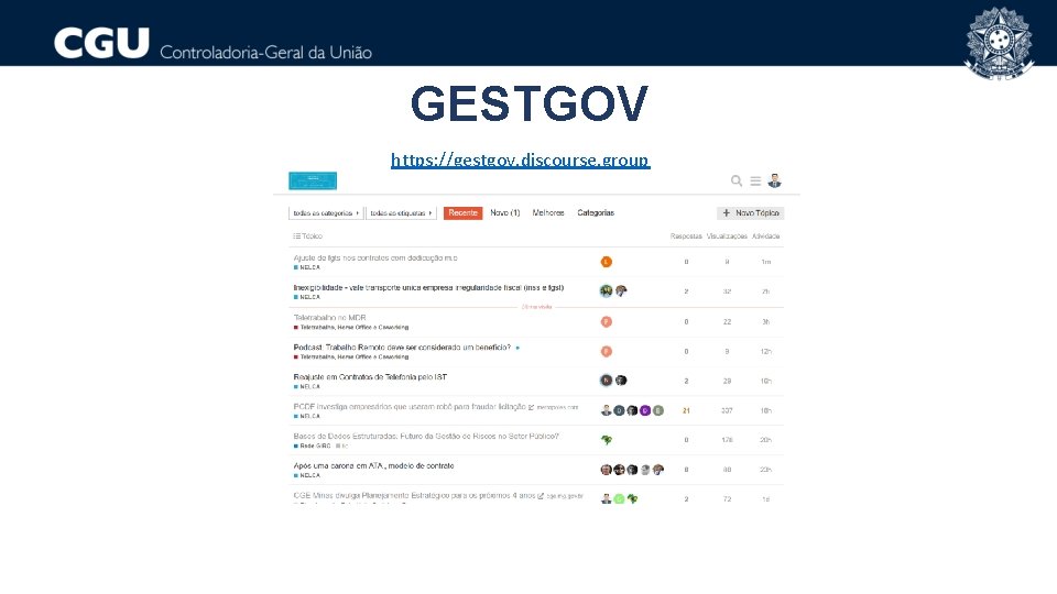 GESTGOV https: //gestgov. discourse. group 