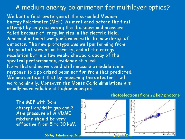 A medium energy polarimeter for multilayer optics? We built a first prototype of the