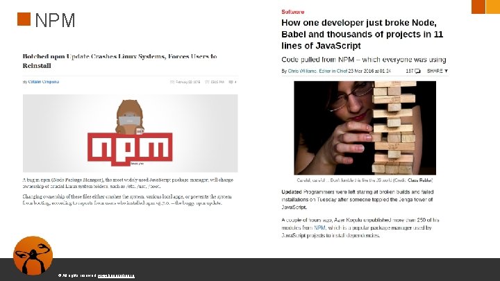 NPM © All rights reserved. www. keepcoding. io 