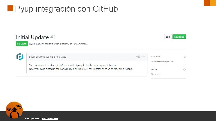 Pyup integración con Git. Hub © All rights reserved. www. keepcoding. io 